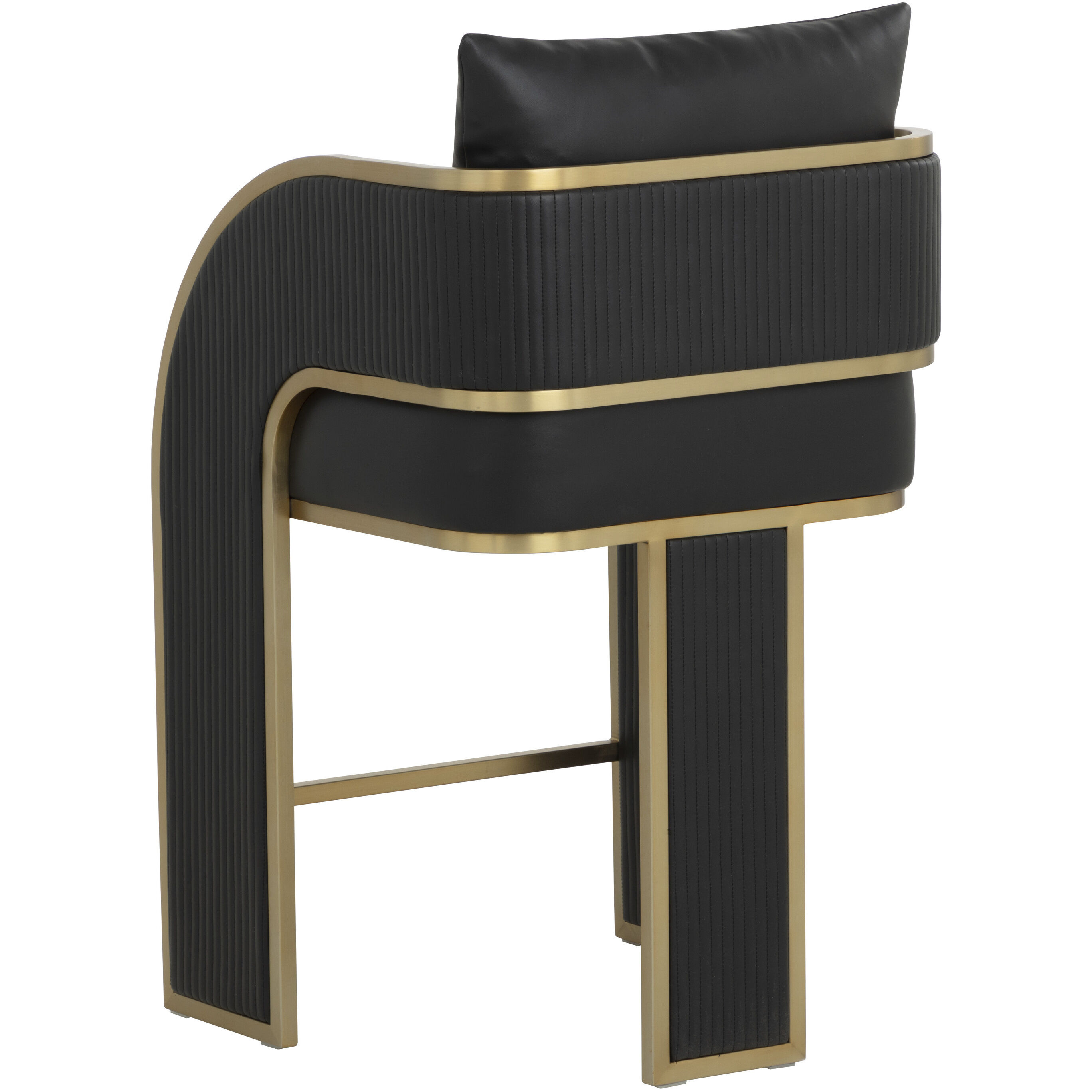 Baz 37 inch Napa Black Counter Stool